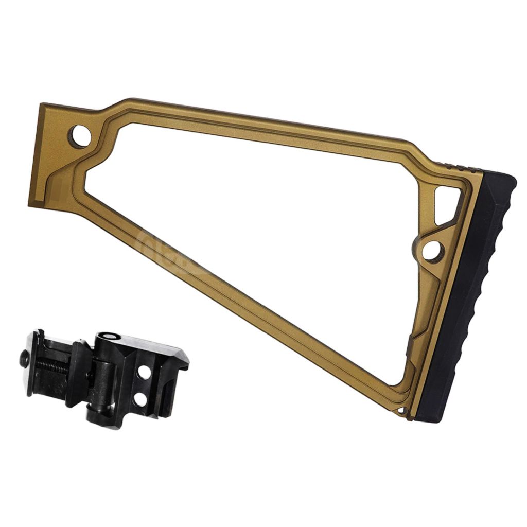 5KU 205mm Aluminum TS-8RP Dreieckiger erhöhter Wangenschaft mit M1913 Adapter Geeignet für 20mm Picatinny Gewehrschaft Adapter Gewehre Airsoft