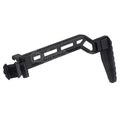 5KU Aluminum Taktische Picatinny Montage Modularer Klappgewehrschaft Geeignet für 20mm Picatinny Schaft Adapter Gewehre Airsoft Schwarz