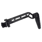 5KU Aluminum Taktische Picatinny Montage Modularer Klappgewehrschaft Geeignet für 20mm Picatinny Schaft Adapter Gewehre Airsoft Schwarz
