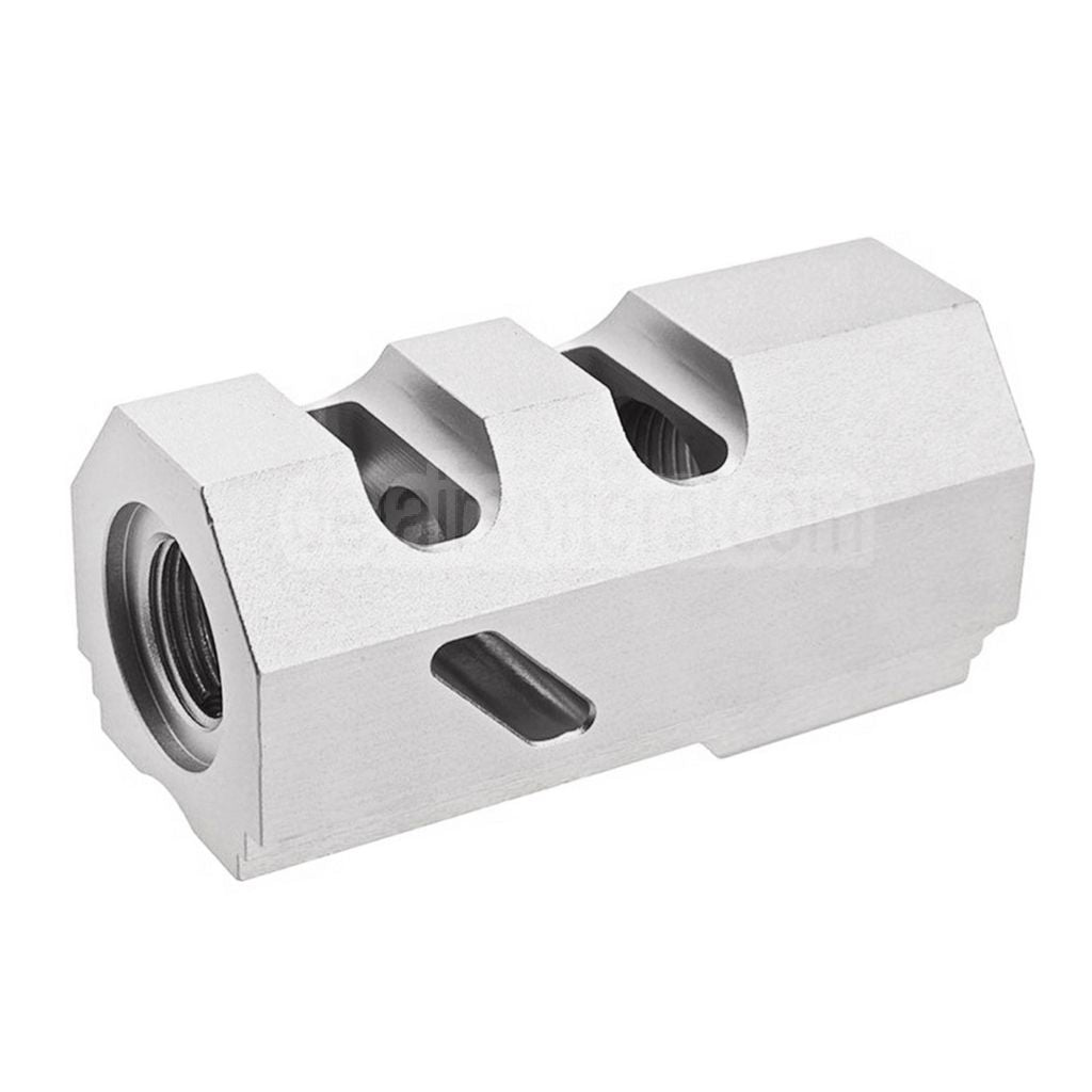Revanchist Airsoft Aluminum Kompensator -14mm CCW Gegen den Uhrzeigersinn Geeignet für Tokyo Marui Hi-Capa Serie GBB Pistolen Airsoft