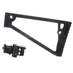 5KU 205mm Aluminum TS-8RP Dreiecksschaft mit M1913 Adapter Geeignet für 20mm Picatinny Gewehrschaft Adapter Gewehre Airsoft