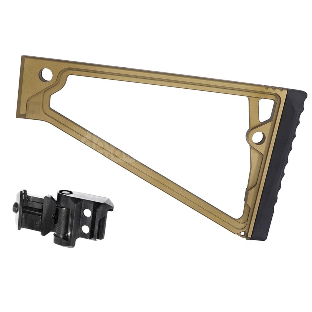 5KU 205mm Aluminum TS-8RP Dreiecksschaft mit M1913 Adapter Geeignet für 20mm Picatinny Gewehrschaft Adapter Gewehre Airsoft