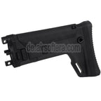 5KU ACR Stil 7-Position Teleskopischer seitlich klappbarer einziehbarer Gewehrschaft Geeignet für CYMA MP5K Serie AEG Gewehre Airsoft