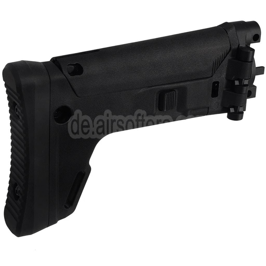 5KU ACR Stil 7-Position Teleskopischer seitlich klappbarer einziehbarer Gewehrschaft Geeignet für CYMA MP5K Serie AEG Gewehre Airsoft