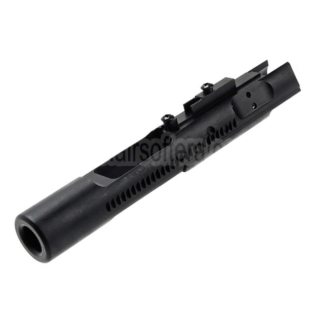 Angry Gun Stahl Monolithische komplette Bolzenträgerbaugruppe Geeignet für Tokyo Marui M4 MWS Serie GBB Gewehre Airsoft Schwarz