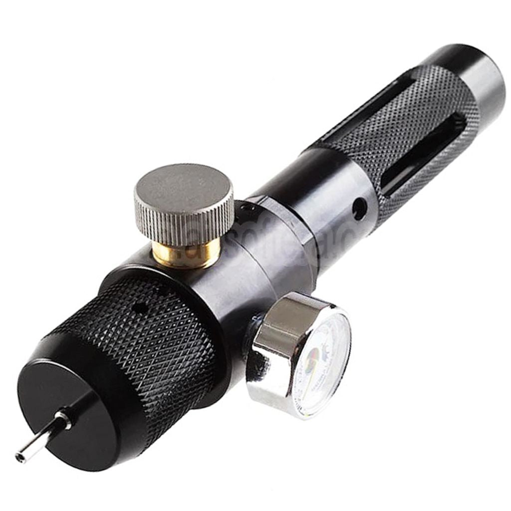 Madbull XM Ladegerät XC03 Tragbar 12g Co2 Adapter mit Einstellbarer Druck Regler und Anzeigemessgerät