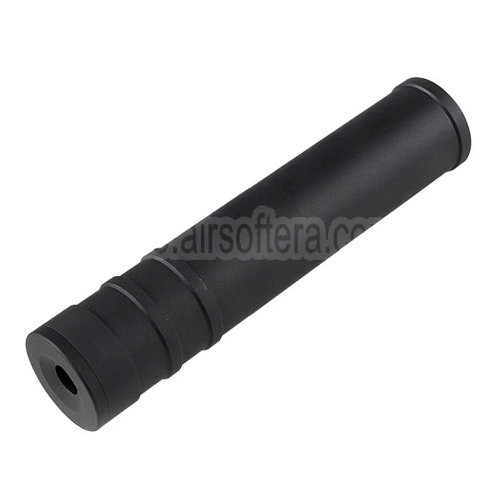 5KU 205mm Aluminum SV SAIGA Schalldämpfer -14mm CCW Gegen den Uhrzeigersinn Gewehre Airsoft Schwarz