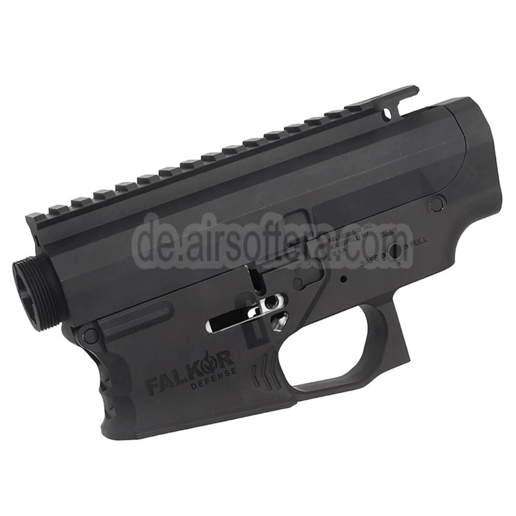 APS Falkor Defense Kompletter Empfänger Set Geeignet für APS V2 Getriebe M4 M16 Serie GBB Gewehre Airsoft Schwarz