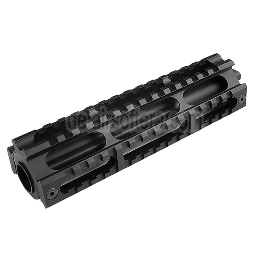 CYMA 6.75 Zoll 168mm Aluminum 3-seitiger 20mm Schiene Handschutz schienen system Geeignet für G&P Echo1 CYMA RPK Serie AEG Gewehre Airsoft Schwarz