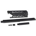 Army Armament 7 Zoll 4-seitiger Schiene Raptor RAS Keymod Schnittstelle Handschutz schienen system Geeignet für Army Armament R907 AUG AEG Gewehre Airsoft Schwarz