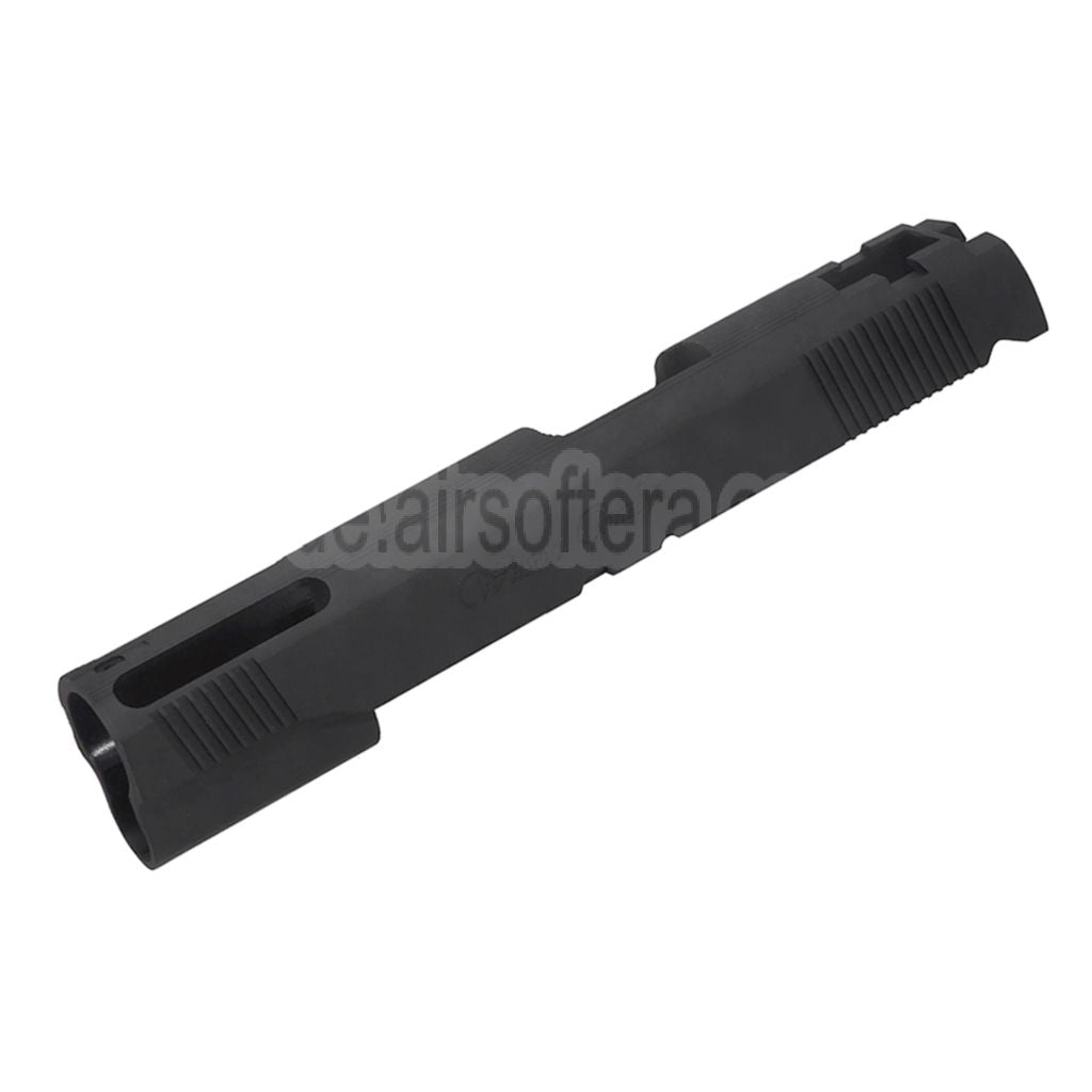 Army Armament Metall Schlitten Geeignet für ARMY R30 M1911 V12 Custom GBB Pistolen Airsoft Schwarz