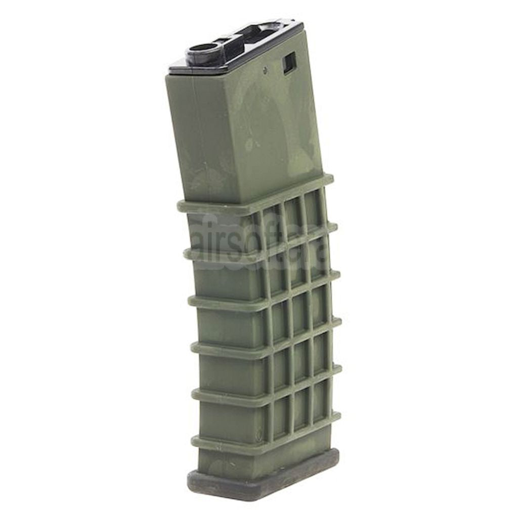G&G 330rd Polymer Hi-Cap Magazin GK5C Geeignet für M4 M16 Serie AEG Gewehre Airsoft Grün
