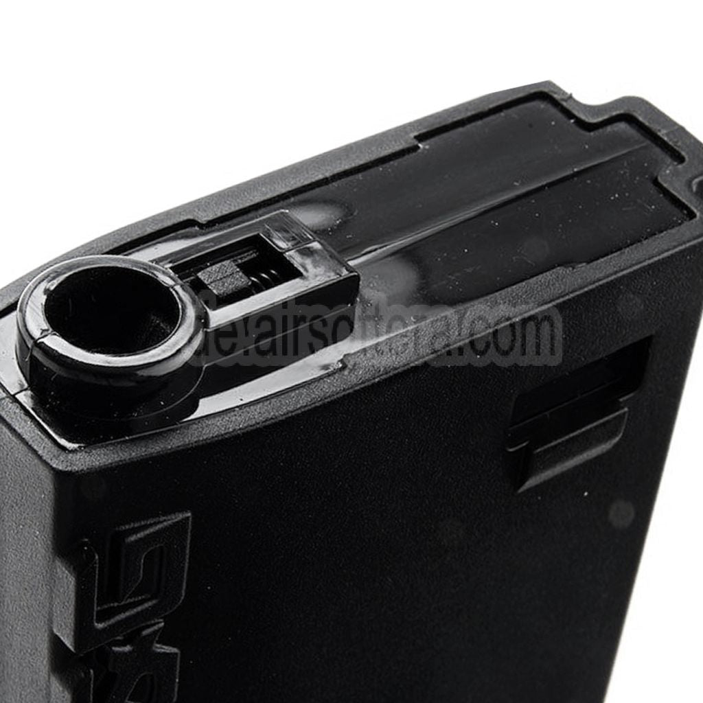 G&G 120rd Polymer Mid-Cap Magazin Geeignet für M4 M16 Serie AEG Gewehre Airsoft Schwarz
