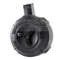 G&G 1730rd Polymer Manuellem Aufzug Trommelmagazin Geeignet für G&G PRK9 Serie AEG Gewehre Airsoft Schwarz