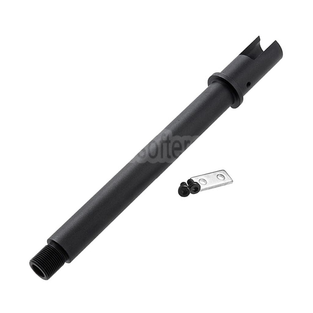 KRYTAC 7.5 Zoll 195mm Außen Lauf -14mm CCW Gegen den Uhrzeigersinn Geeignet für Krytac Kriss Vector GBB SMG Gewehre Airsoft Schwarz