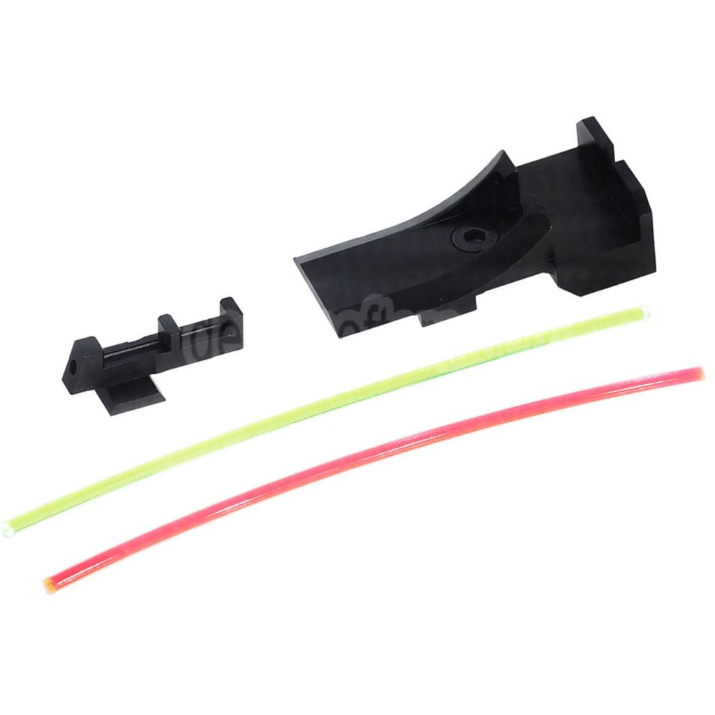 AIP Aluminum Fiberglasvisier Korn Kimme V2 Geeignet für Tokyo Marui Hi-Capa 5.1 Serie GBB Pistolen Airsoft