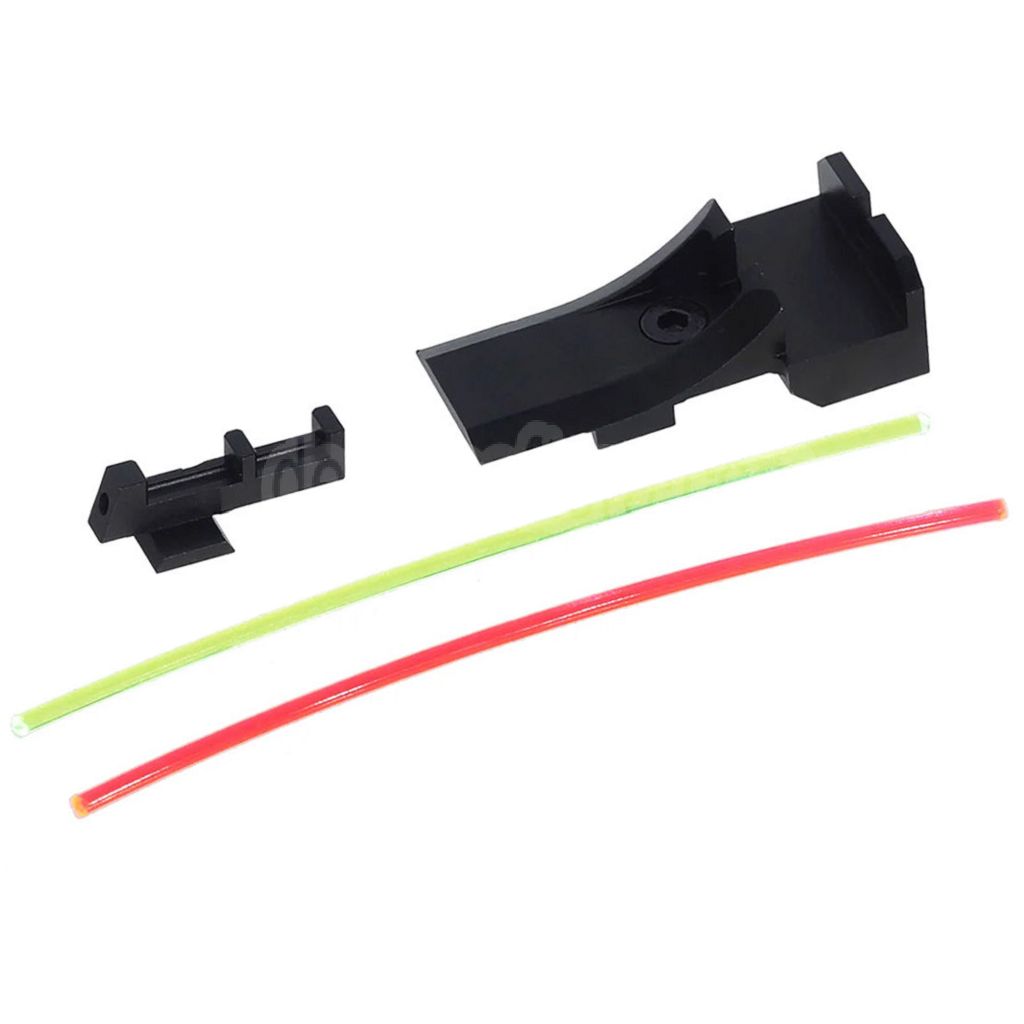 AIP Aluminum Fiberglasvisier Korn Kimme V3 Geeignet für Tokyo Marui Hi-Capa 5.1 Serie GBB Pistolen Airsoft