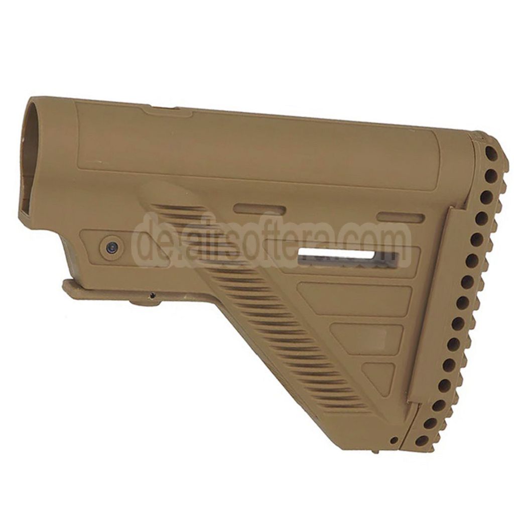 E&C 416A5 Stil Einziehbarer Schaft Geeignet für HK416 M4 M16 Serie AEG Gewehre Airsoft