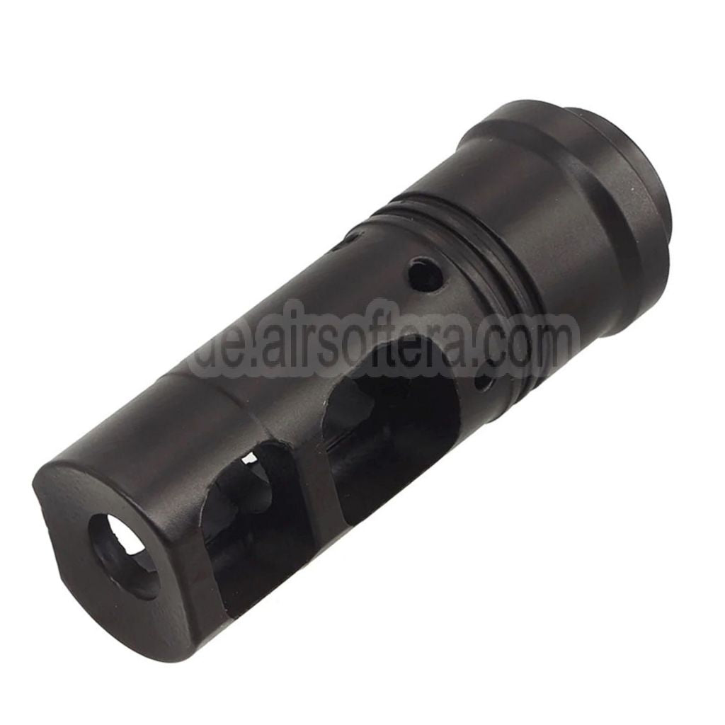 CYMA 62mm SF-556 Stil Mündungsfeuerdämpfer Geeignet für -14mm CCW Gegen den Uhrzeigersinn Lauf Gewehre Airsoft Schwarz