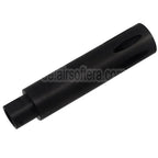 CYMA 113mm XM177 E1 Stil Mündungsfeuerdämpfer Geeignet für -14mm CCW Gegen den Uhrzeigersinn Lauf Gewehre Airsoft Schwarz