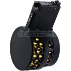 DYTAC XMAG 100rd Grünes Gas Trommelmagazin Geeignet für Tokyo Marui MWS M4 Serie GBB Gewehre Airsoft