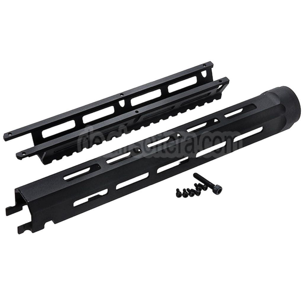 VFC 280mm CNC Aluminum Tactical M-LOK Handschutz schienen system Geeignet für Cybergun FN FNC Serie GBB Gewehre Airsoft Schwarz