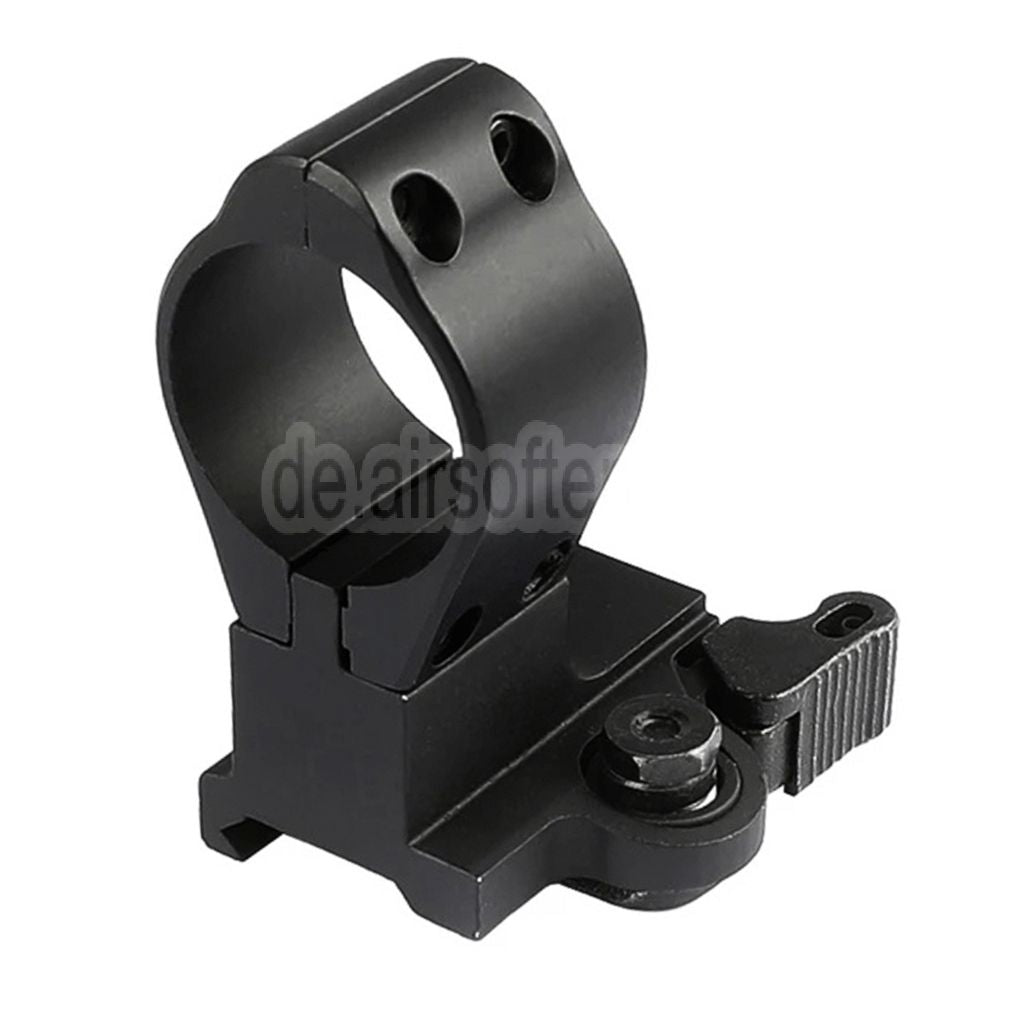 CYMA 30mm QD Einzelring Zielfernrohrmontage Geeignet für Aimpoint M2 Punktvisier Schwarz