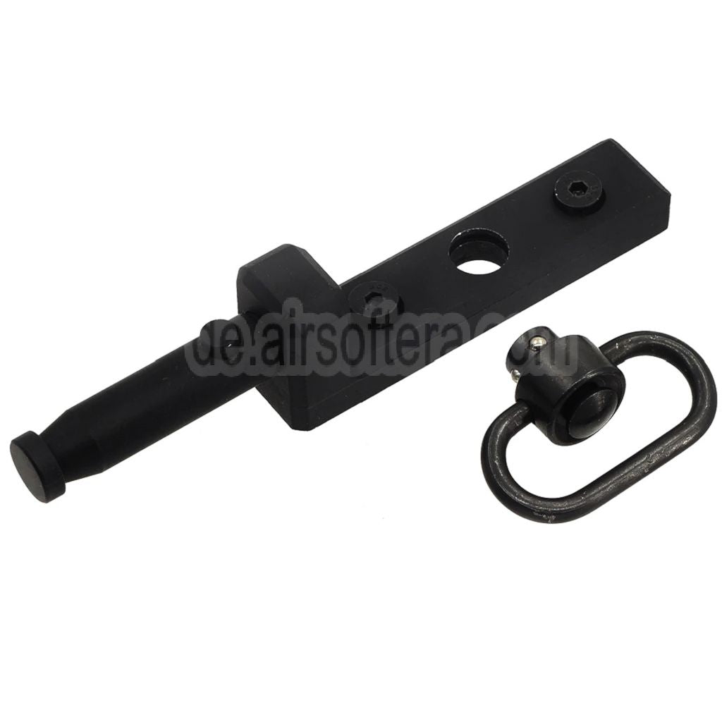 Golden Eagle M-LOK Zweibein Adapter mit QD Riemenbügel Geeignet für Versa Pod Stil Zweibein Airsoft