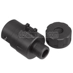 5KU CNC Aluminum Eingebaut Fiberglasvisier Korn Schalldämpfer Adapter Kit -14mm CCW gegen den Uhrzeigersinn Geeignet für Action Army AAP01 GBB Pistolen Airsoft