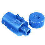 5KU CNC Aluminum Eingebaut Fiberglasvisier Korn Schalldämpfer Adapter Kit -14mm CCW gegen den Uhrzeigersinn Geeignet für Action Army AAP01 GBB Pistolen Airsoft