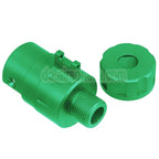 5KU CNC Aluminum Eingebaut Fiberglasvisier Korn Schalldämpfer Adapter Kit -14mm CCW gegen den Uhrzeigersinn Geeignet für Action Army AAP01 GBB Pistolen Airsoft