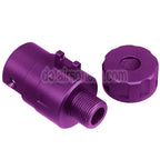 5KU CNC Aluminum Eingebaut Fiberglasvisier Korn Schalldämpfer Adapter Kit -14mm CCW gegen den Uhrzeigersinn Geeignet für Action Army AAP01 GBB Pistolen Airsoft