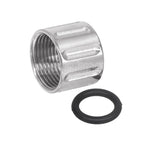 5KU Vertical Knurled Laufgewinde Schutzabdeckung Geeignet für -14mm CCW gegen den Uhrzeigersinn Pistolen Airsoft