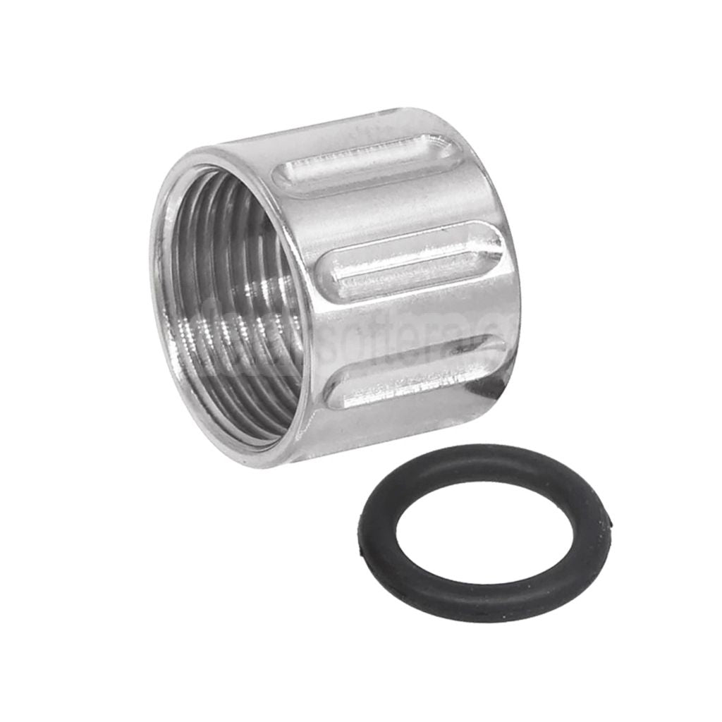 5KU Vertical Knurled Laufgewinde Schutzabdeckung Geeignet für -14mm CCW gegen den Uhrzeigersinn Pistolen Airsoft