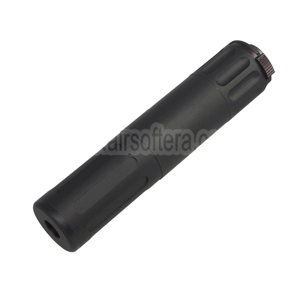 5KU 170mm AAC SR5 Stil QD Schalldämpfer mit 3-Zinken Mündungsfeuerdämpfer Geeignet für -14mm CCW Gegen den Uhrzeigersinn Lauf Gewehre Airsoft