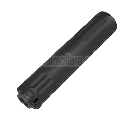 5KU 170mm AAC SR5 Stil QD Schalldämpfer mit 3-Zinken Mündungsfeuerdämpfer Geeignet für -14mm CCW Gegen den Uhrzeigersinn Lauf Gewehre Airsoft