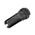 5KU 170mm AAC SR5 Stil QD Schalldämpfer mit 3-Zinken Mündungsfeuerdämpfer Geeignet für -14mm CCW Gegen den Uhrzeigersinn Lauf Gewehre Airsoft
