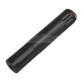 5KU 195mm AAC SR7 Stil QD Schalldämpfer mit 3-Zinken Mündungsfeuerdämpfer Geeignet für -14mm CCW Gegen den Uhrzeigersinn Lauf Gewehre Airsoft