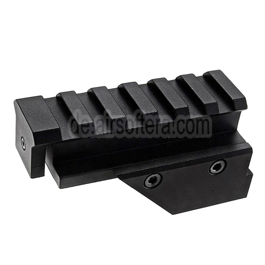 KSC 20mm Picatinny Schienen Zielfernrohrmontagebasis Geeignet für KSC M11 Serie GBB SMG Gewehre Airsoft Schwarz
