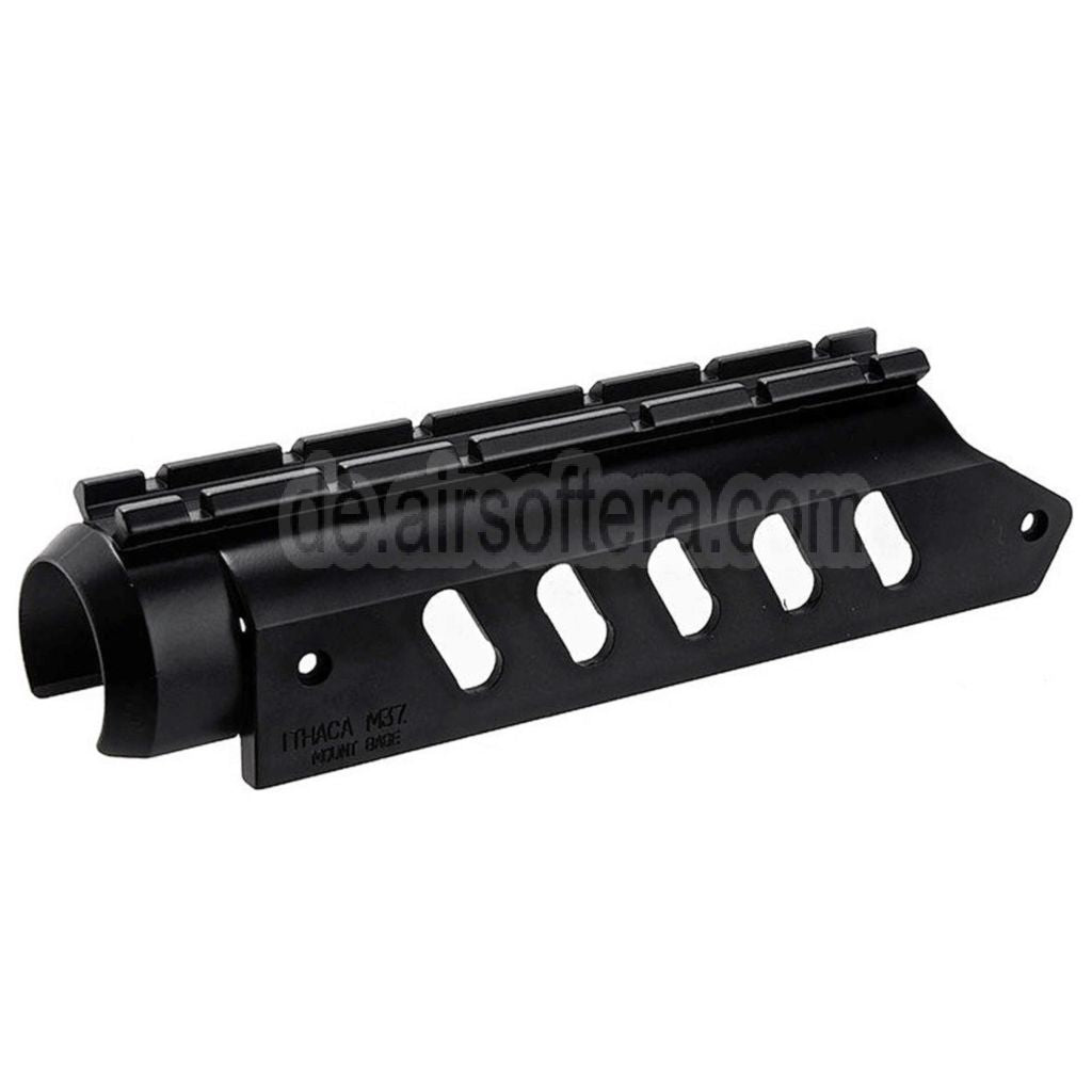 KTW 20mm Weber Schiene Zielfernrohr Montagesockel Geeignet für KTW Ithaca M37 Spring Action Schrotflinte Airsoft Schwarz