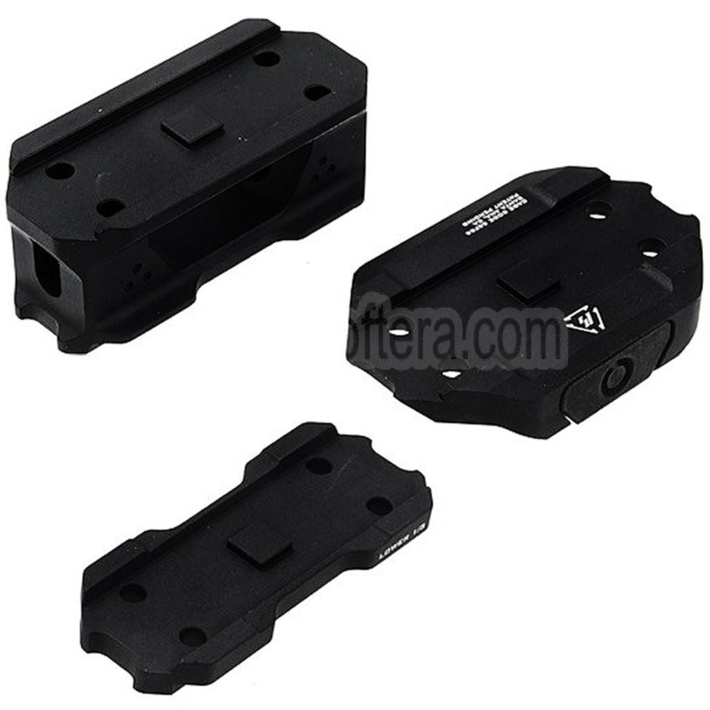 Strike Industries 3-Teilige Low Profile Riser Halterung Geeignet für T1 Leuchtpunktvisiere