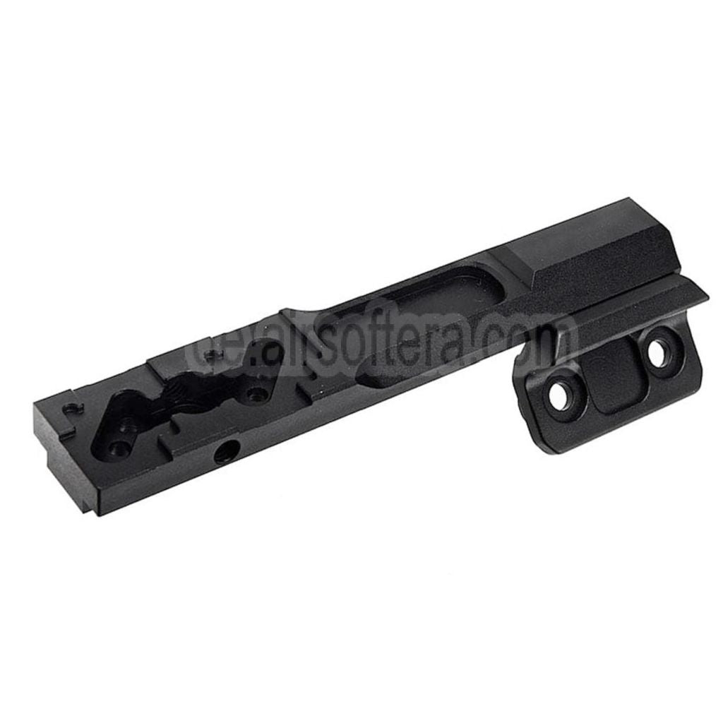 WADSN Versetzte lange Thorntail M-LOK Lichthalterung Geeignet für M300 M600 Scout Taschenlampen Schwarz