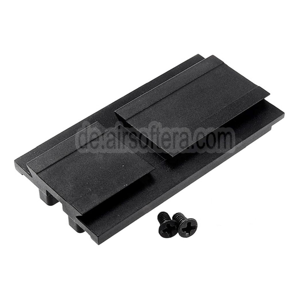 BOMBER AIRSOFT ACRO Stil Optikhalterung Geeignet für Tokyo Marui G17 Gen5 MOS Serie GBB Pistolen Airsoft Schwarz