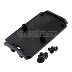 BOMBER AIRSOFT RMR Stil Optikhalterung Geeignet für Tokyo Marui G17 Gen5 MOS Serie GBB Pistolen Airsoft Schwarz
