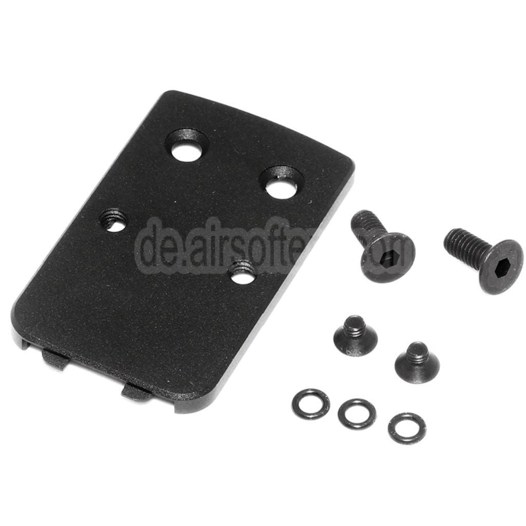 VFC RMR roter Punkt Adapter Geeignet für VFC Cybergun FNX Serie GBB Pistolen Airsoft Schwarz