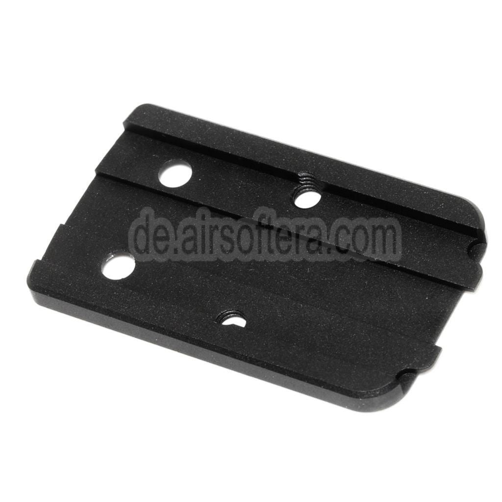 VFC RMR roter Punkt Adapter Geeignet für VFC Cybergun FNX Serie GBB Pistolen Airsoft Schwarz