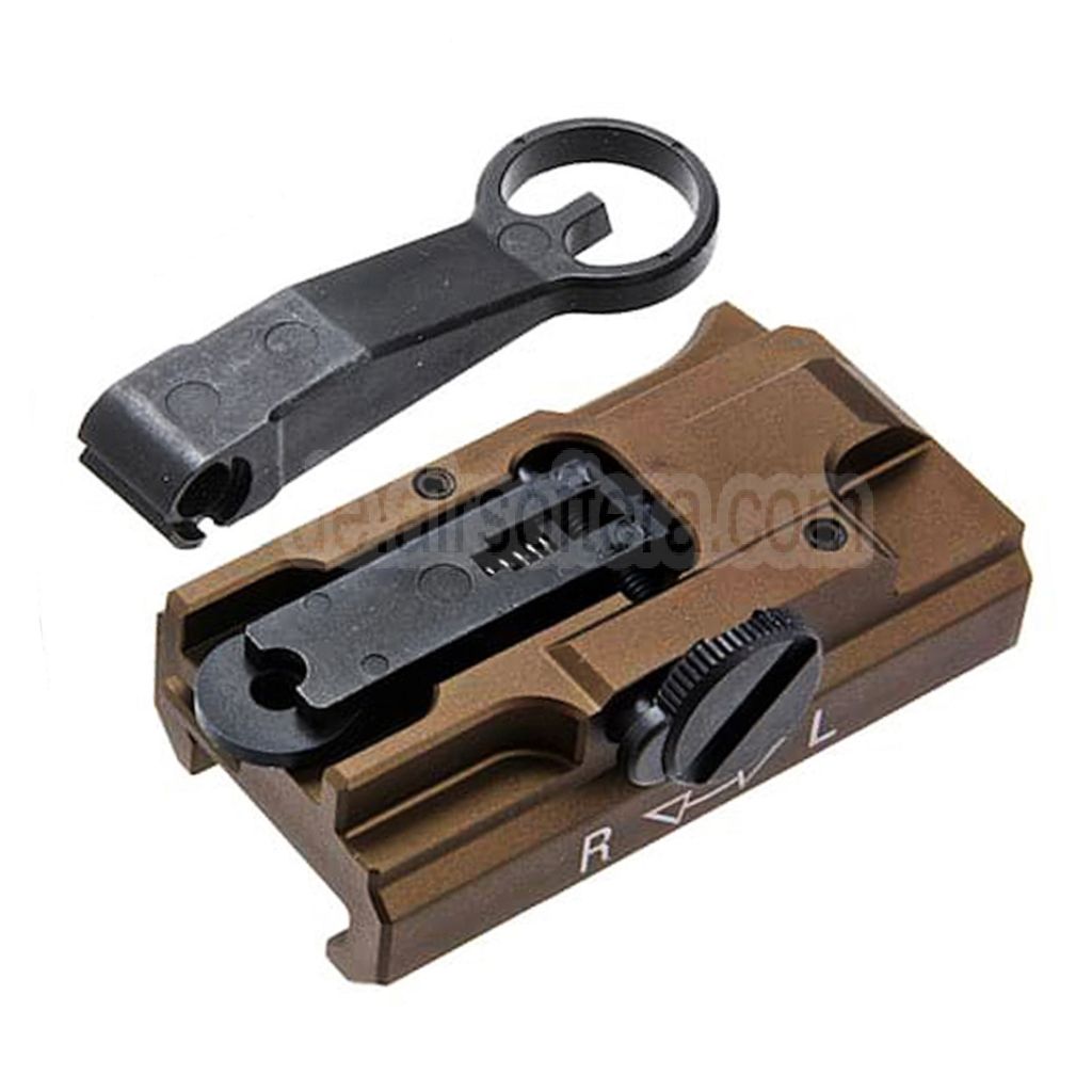 Guns Modify GM CNC Aluminum 416 A5 Stil Schnellablösung Hochklappen visiere Geeignet für Tokyo Marui M4 Serie MWS GBB Gewehre Airsoft