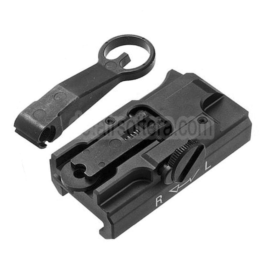 Guns Modify GM CNC Aluminum 416 A5 Stil Schnellablösung Hochklappen visiere Geeignet für Tokyo Marui M4 Serie MWS GBB Gewehre Airsoft