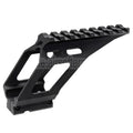 Novritsch CNC Aluminium 20mm Oberschiene geeignet für GBB-Pistolen der SSP1 SSP2 Serie Airsoft Schwarz