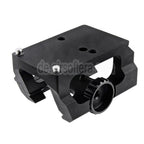 PPT Outdoor L-Stil RMR Halterung geeignet für Leuchtpunktvisier 20mm Picatinny Schiene Schwarz